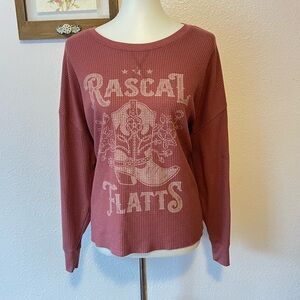 ⚡️Torrid Rascal Flatts long sleeve tee- pink⚡️